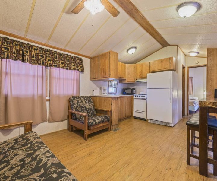 Jellystone Warrens Park Model Kitchen Area