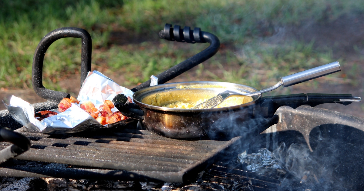 Rent a skillet for camping