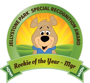 Yogi Bear Award - Jellystone Park Special Recognition Award - Rookie of the Year Manager